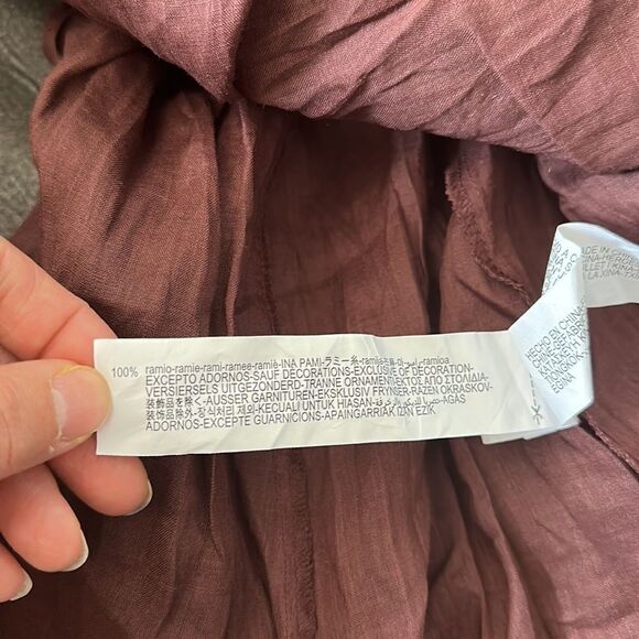 ZARA | Brown | RAMIE PASSEMENTERIE BLOUSE - Picture 10 of 14